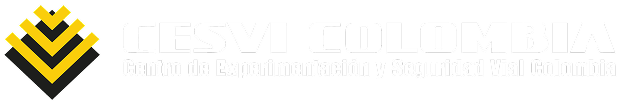 Logo CESVI lateral blanco
